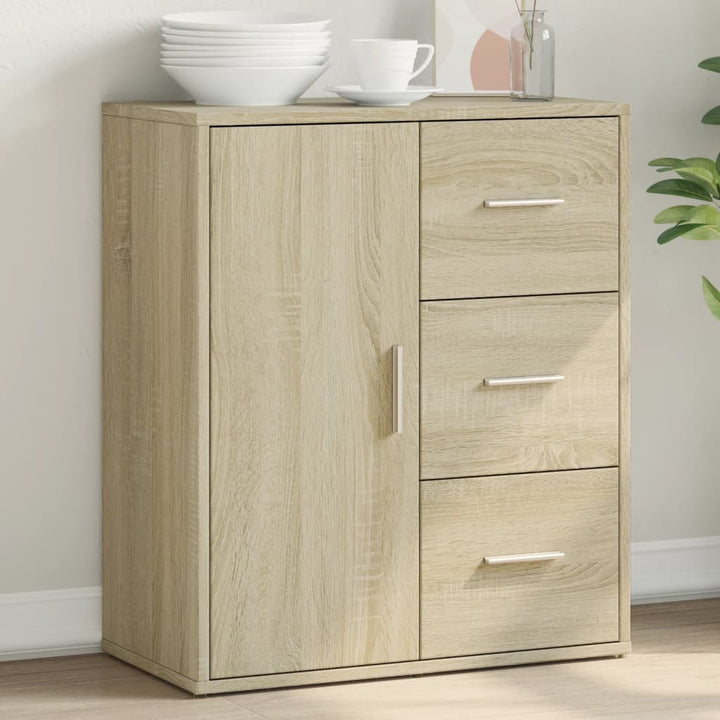 skænk 60x31x70 cm konstrueret træ sonoma-eg