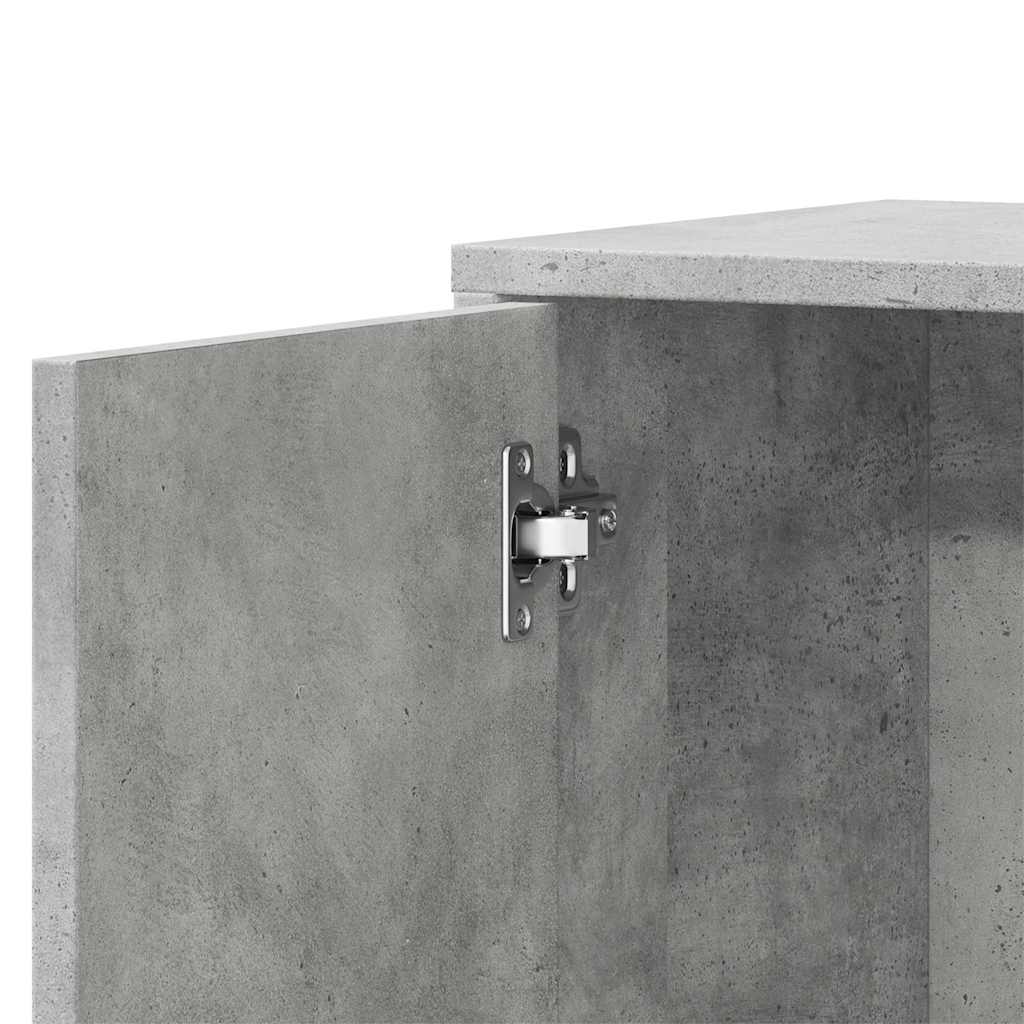 skænk 60x31x70 cm konstrueret træ betongrå