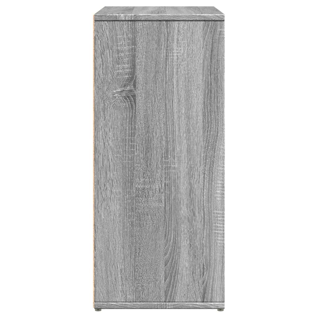 skænk 60x31x70 cm konstrueret træ grå sonoma-eg