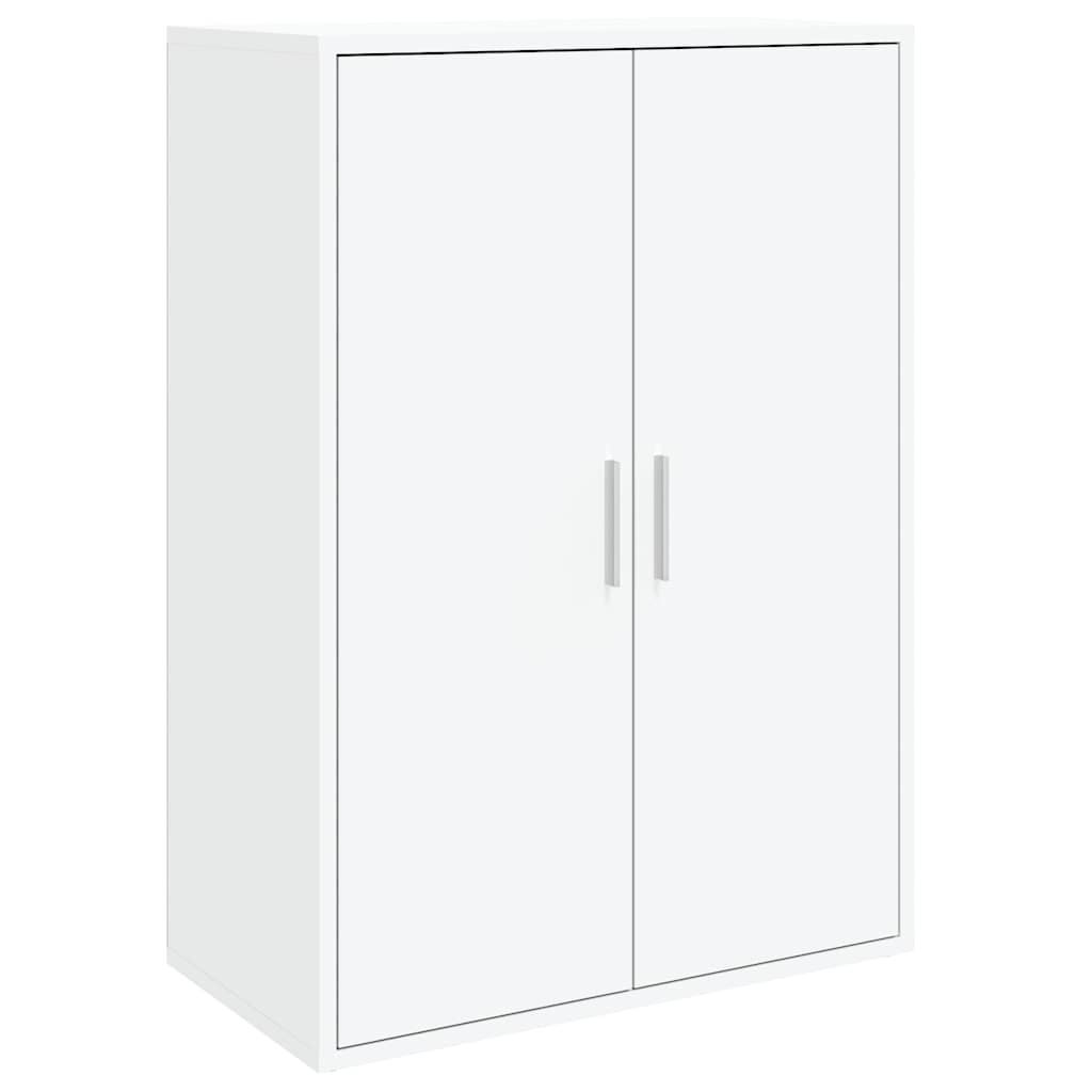 skab 60x31x84 cm konstrueret træ hvid