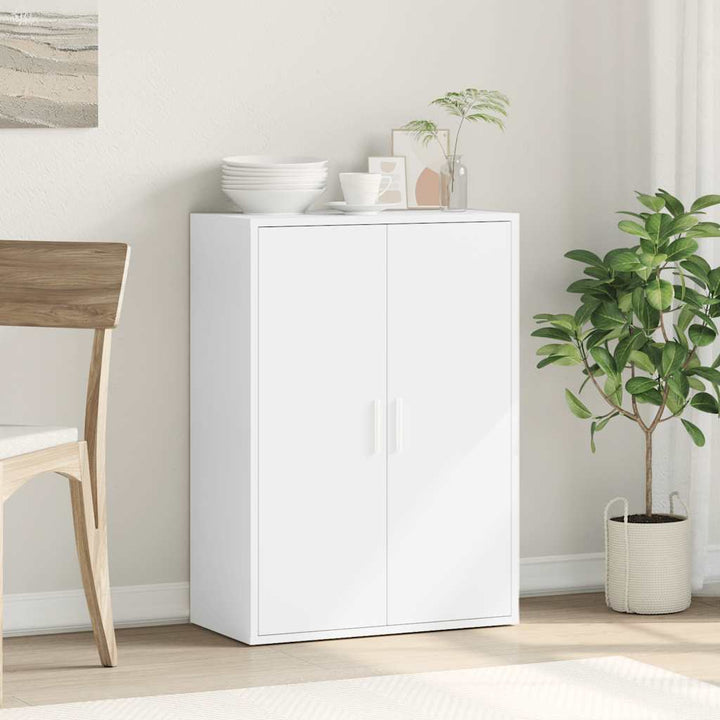 skab 60x31x84 cm konstrueret træ hvid