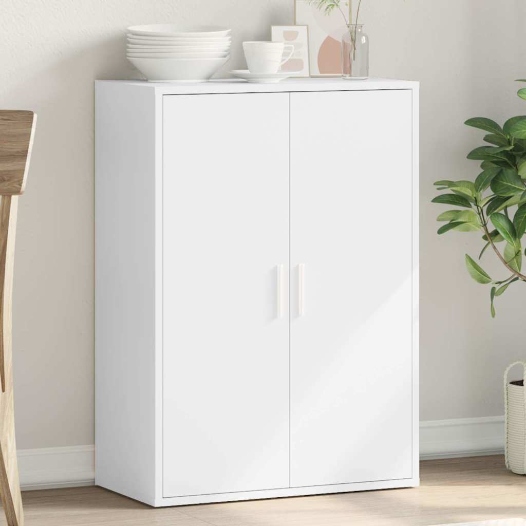 skab 60x31x84 cm konstrueret træ hvid