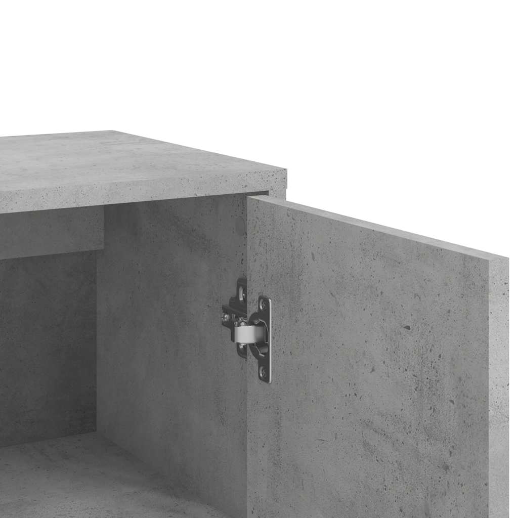 skænk 60x31x84 cm konstrueret træ betongrå
