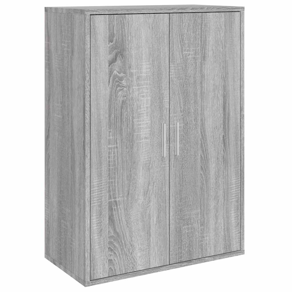 skænk 60x31x84 cm konstrueret træ grå sonoma-eg
