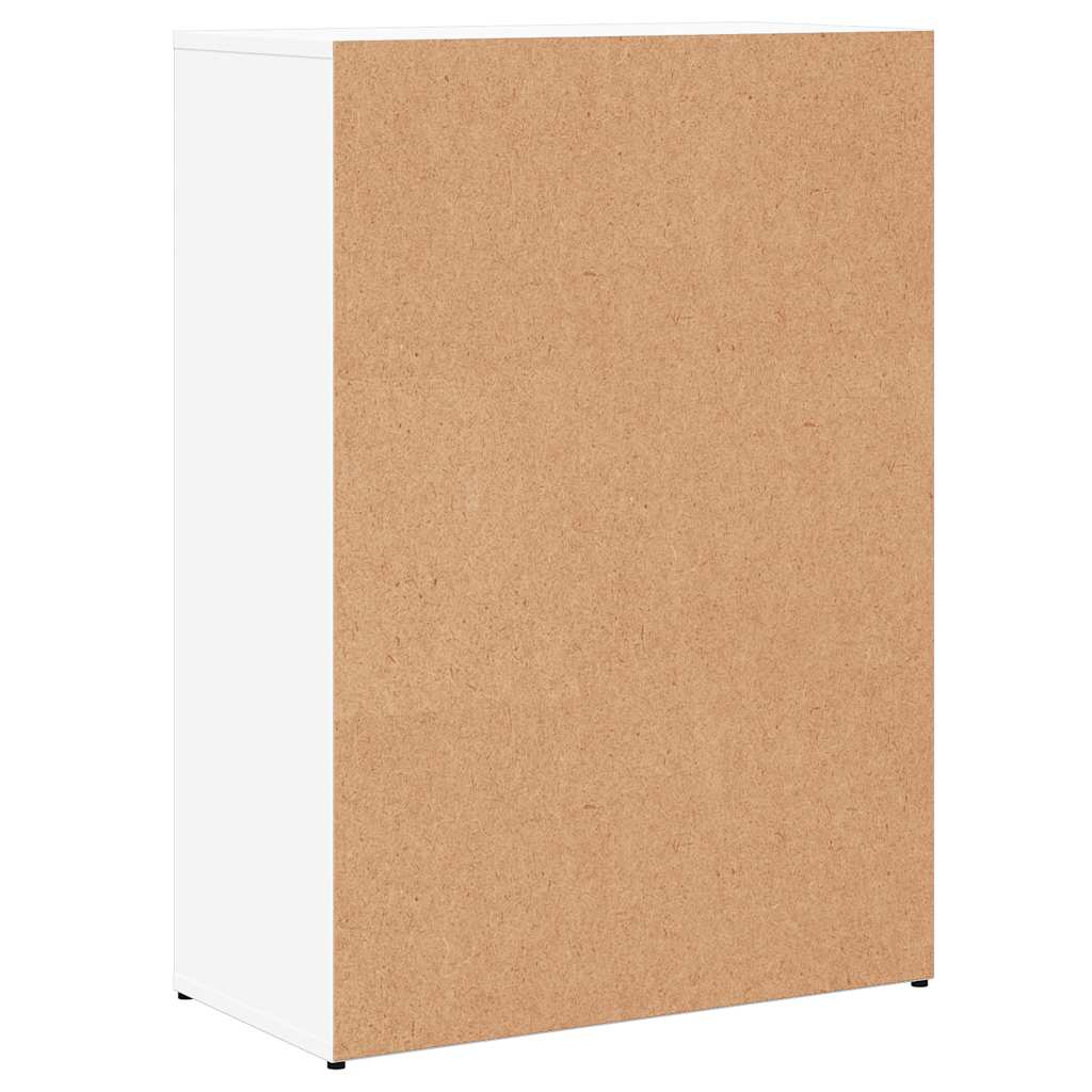 skænk 60x30x84 cm konstrueret træ hvid