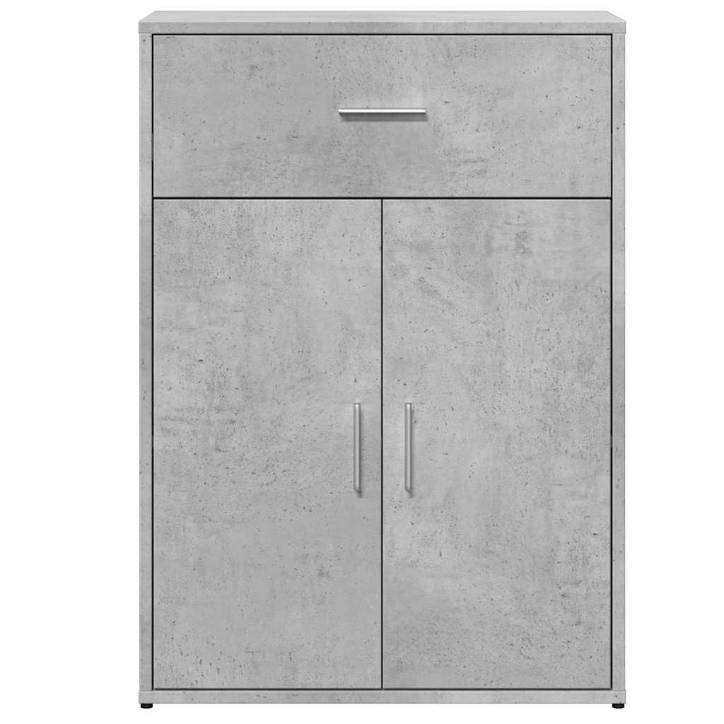 skænk 60x30x84 cm konstrueret træ betongrå