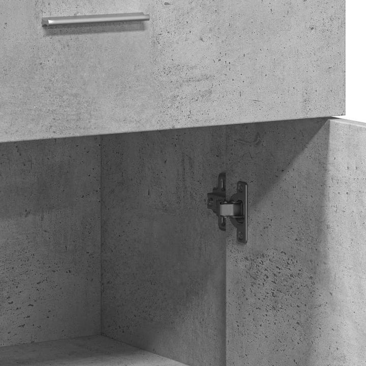 skænk 60x30x84 cm konstrueret træ betongrå