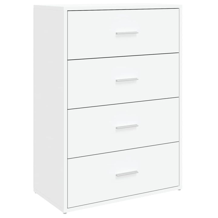 skab 60x31x84 cm konstrueret træ hvid