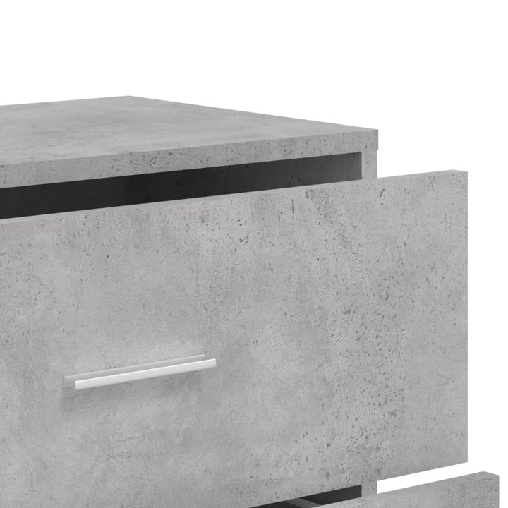 skænk 60x31x84 cm konstrueret træ betongrå