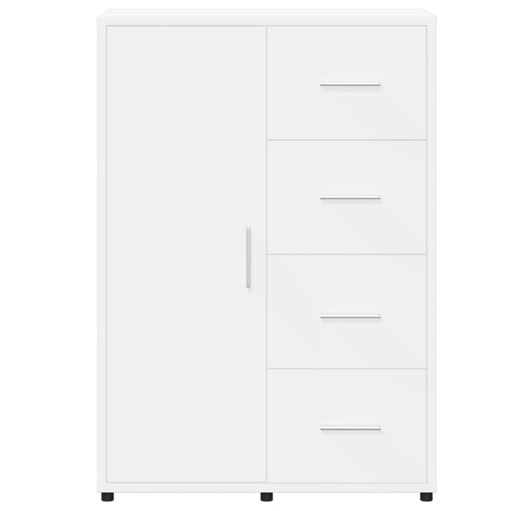 skab 60x31x84 cm konstrueret træ hvid