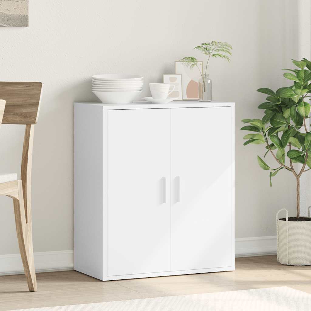 skab 79x38x80 cm konstrueret træ hvid