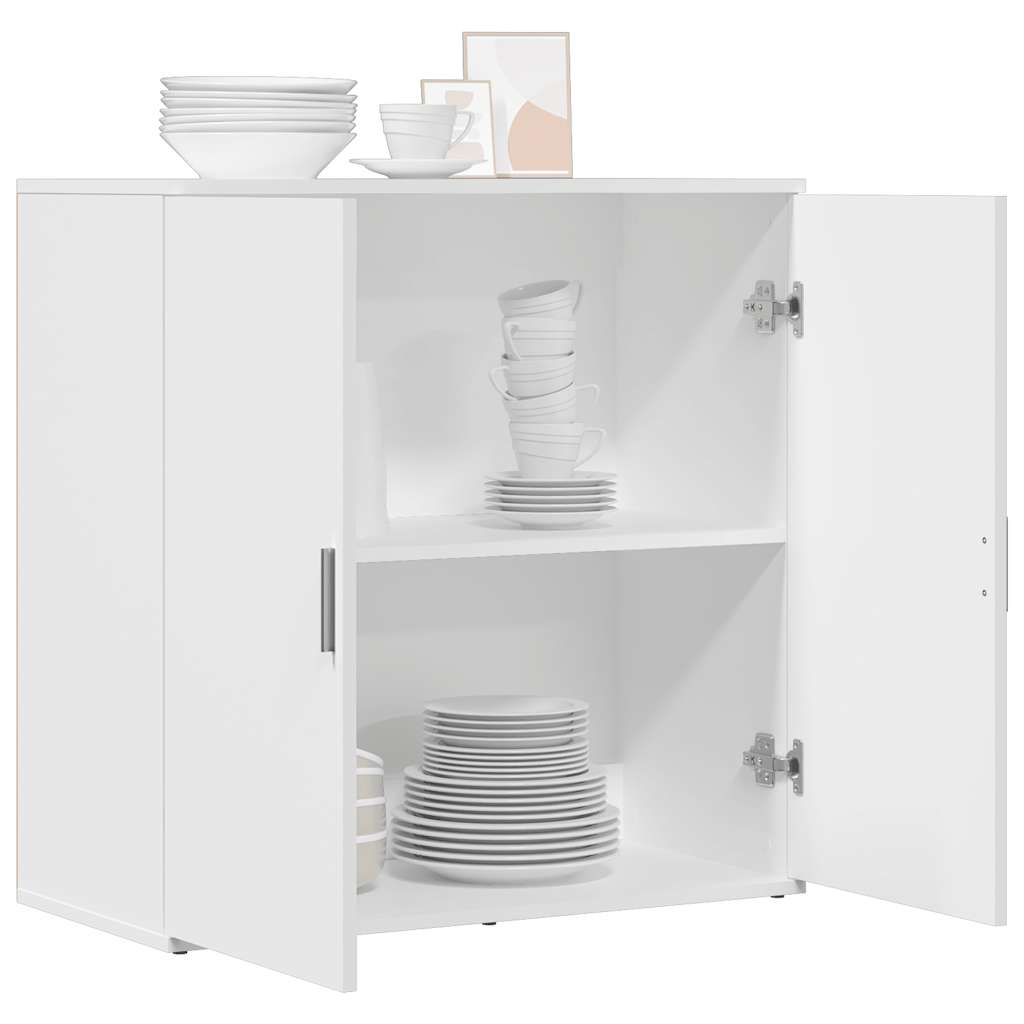 skab 79x38x80 cm konstrueret træ hvid