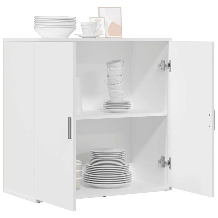 skab 79x38x80 cm konstrueret træ hvid
