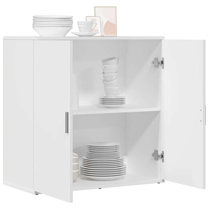 skab 79x38x80 cm konstrueret træ hvid