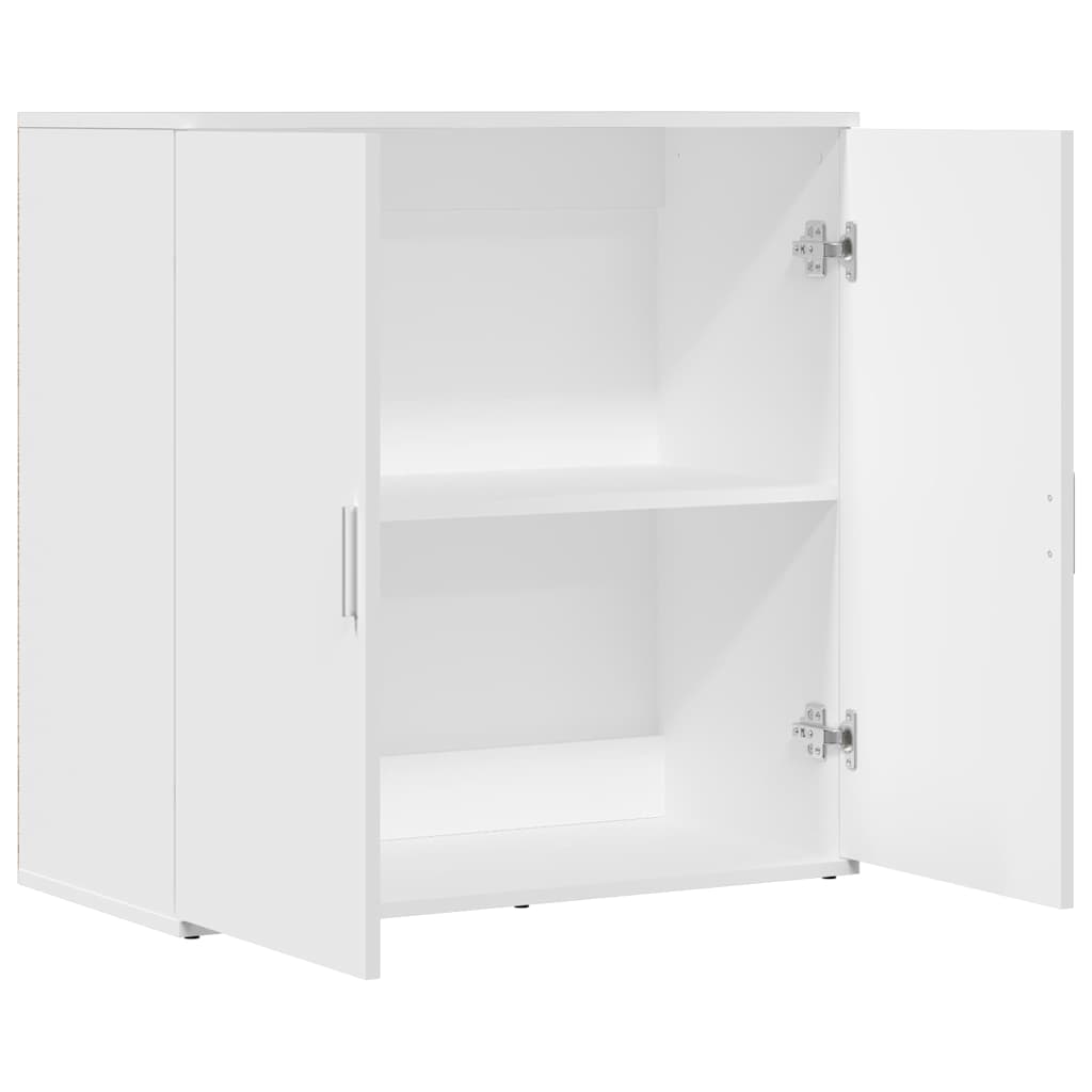 skab 79x38x80 cm konstrueret træ hvid