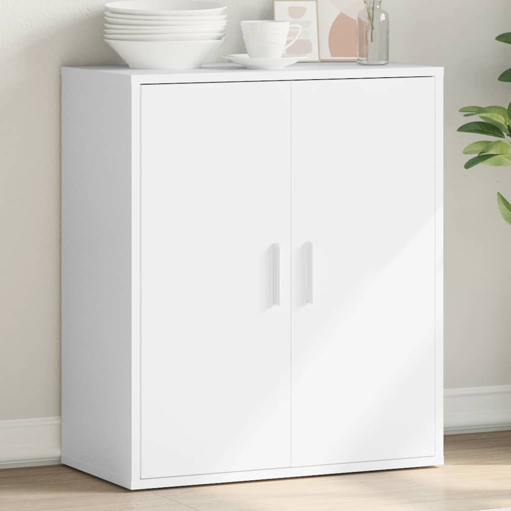 skab 79x38x80 cm konstrueret træ hvid
