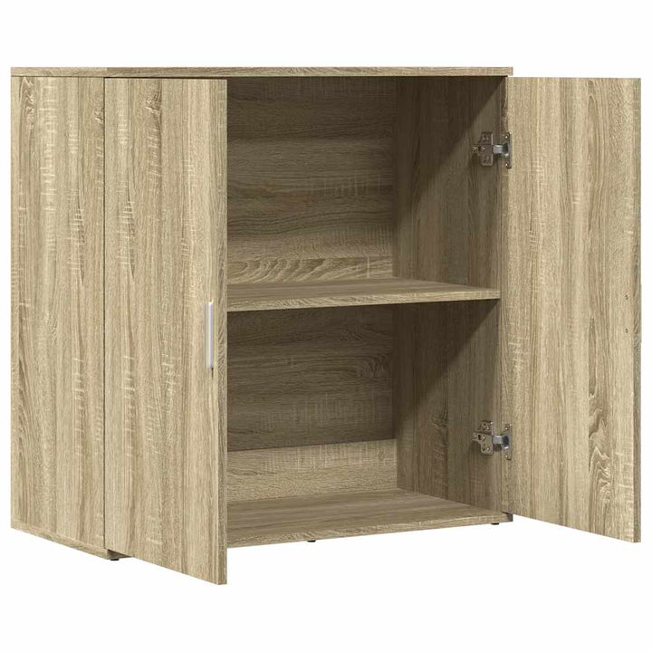 skænk 79x38x80 cm konstrueret træ sonoma-eg