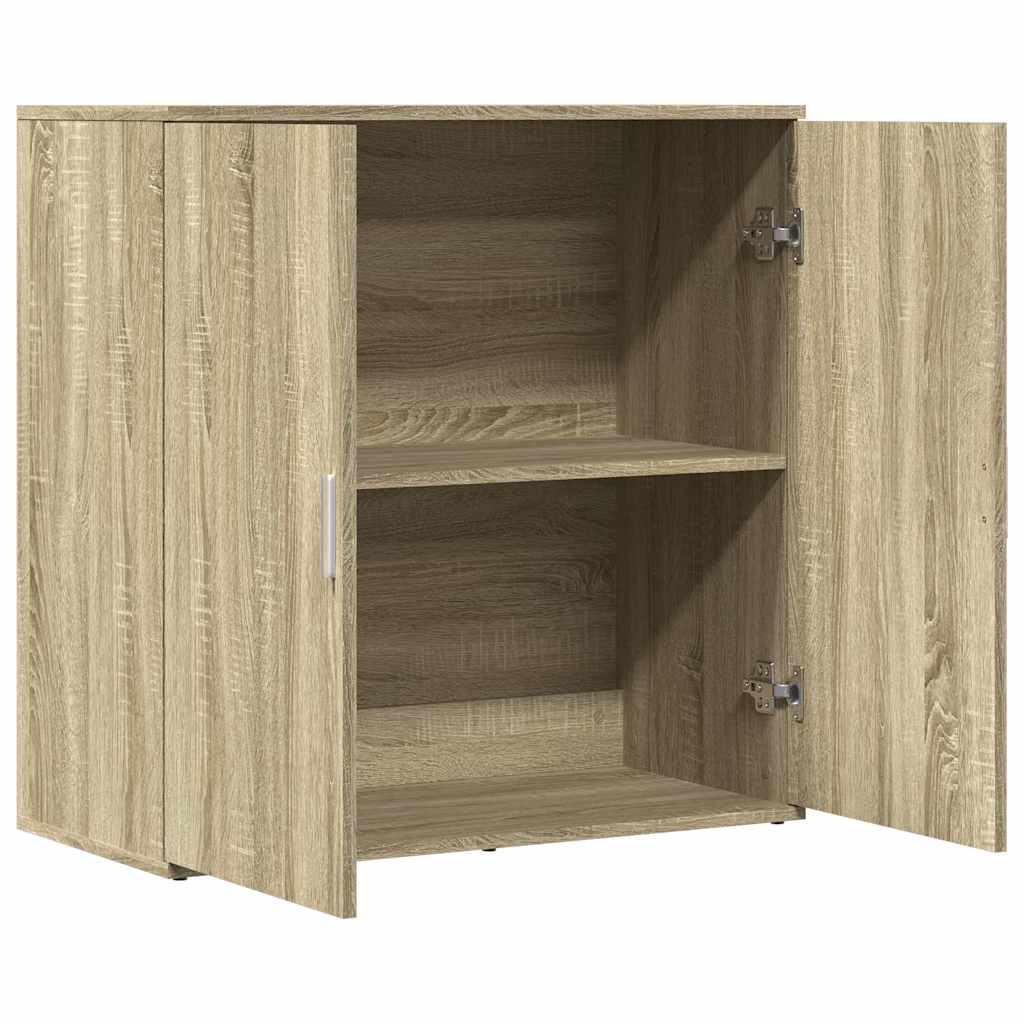 skænk 79x38x80 cm konstrueret træ sonoma-eg