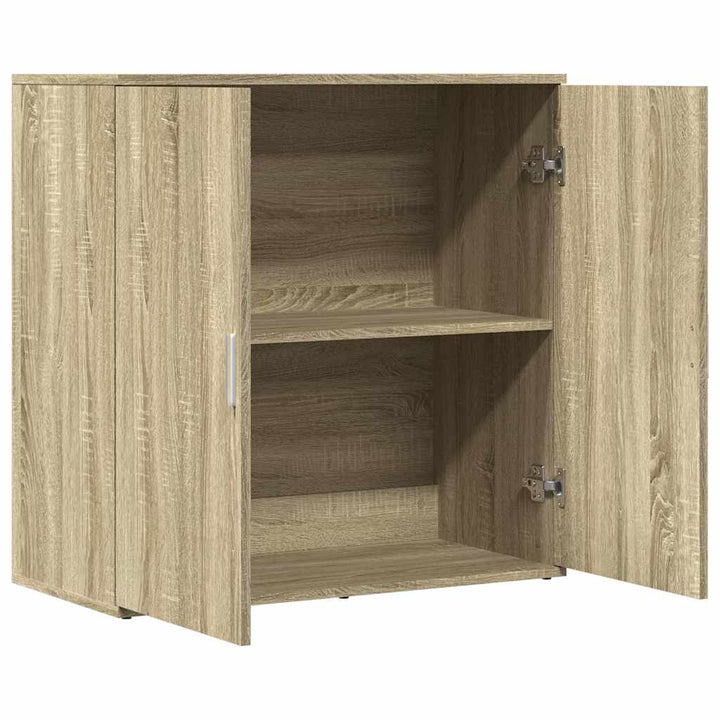skænk 79x38x80 cm konstrueret træ sonoma-eg
