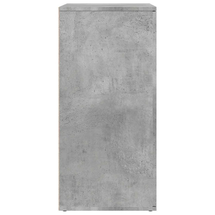 skænk 79x38x80 cm konstrueret træ betongrå