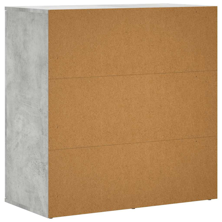 skænk 79x38x80 cm konstrueret træ betongrå