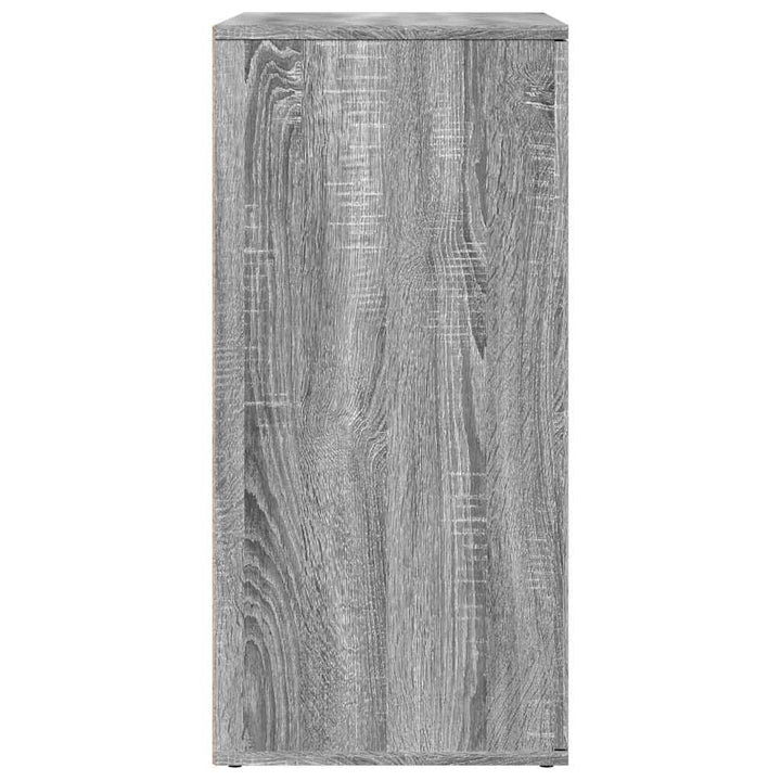 skab 79x38x80 cm konstrueret træ grå sonoma-eg