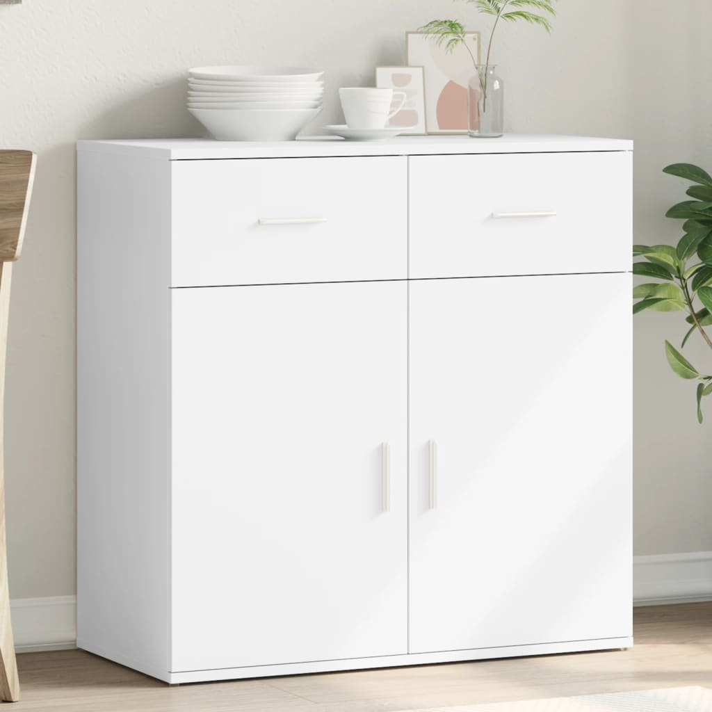 skab 79x38x80 cm konstrueret træ hvid