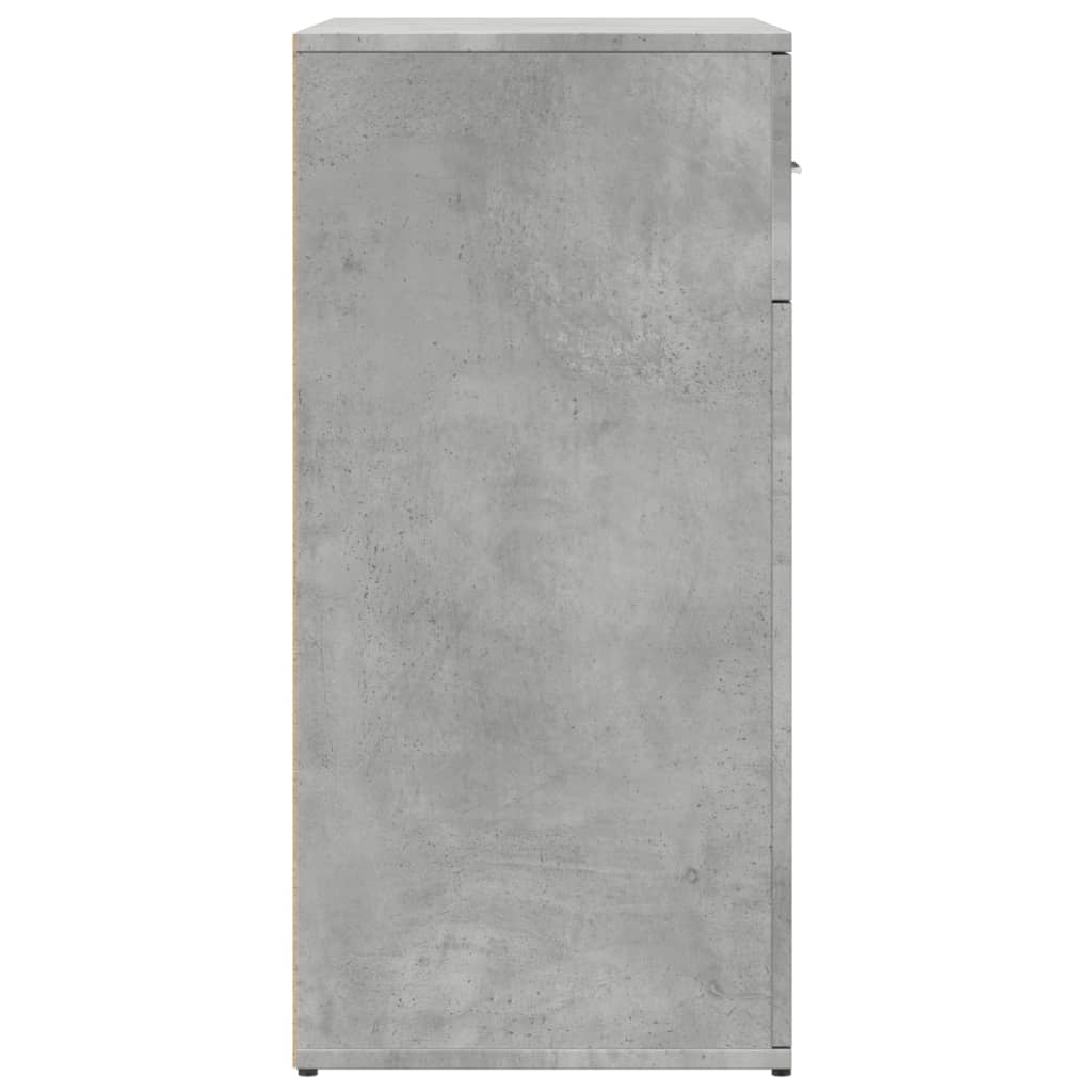 skænk 79x38x80 cm konstrueret træ betongrå