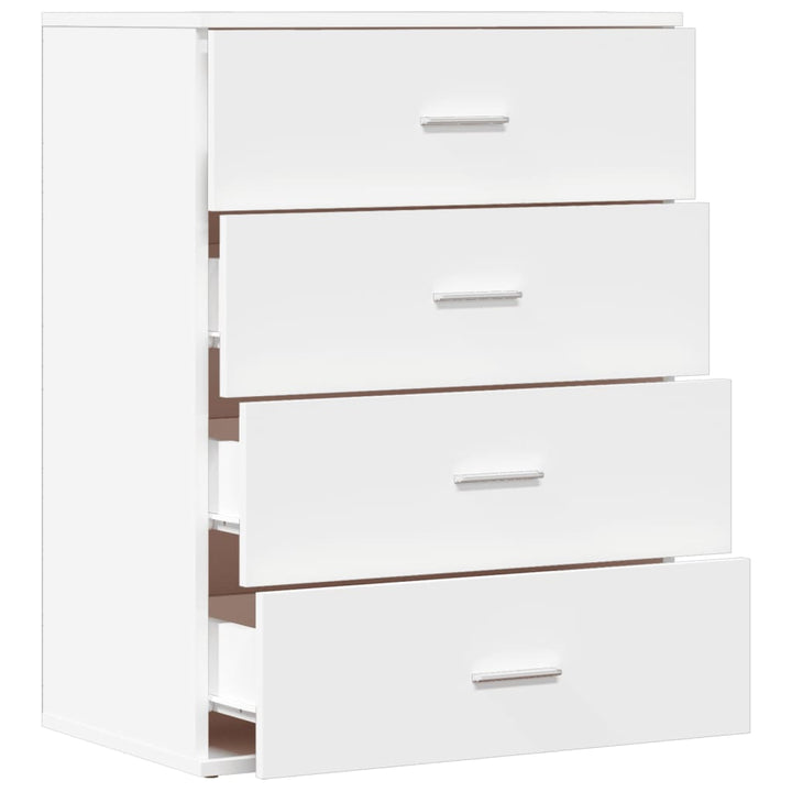 skab 60x39x80 cm konstrueret træ hvid