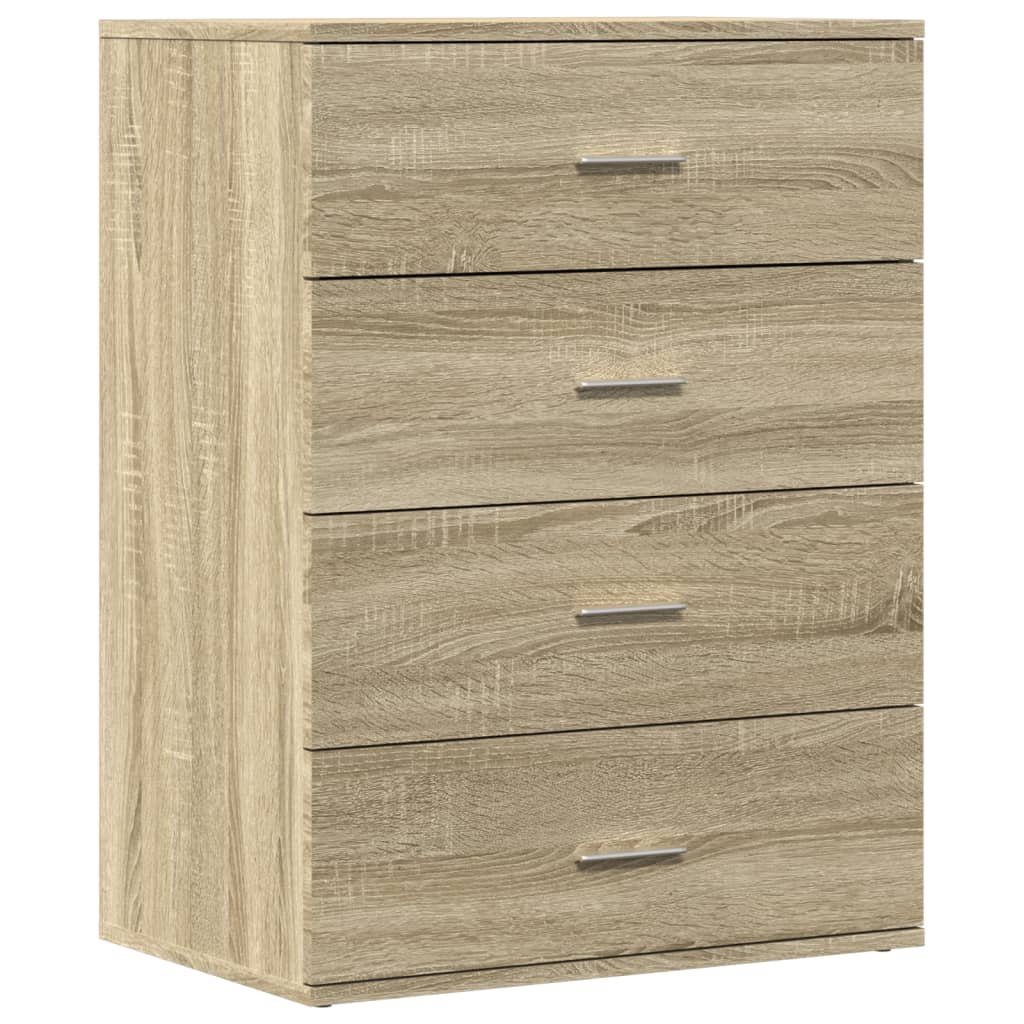 skænk 60x39x80 cm konstrueret træ sonoma-eg
