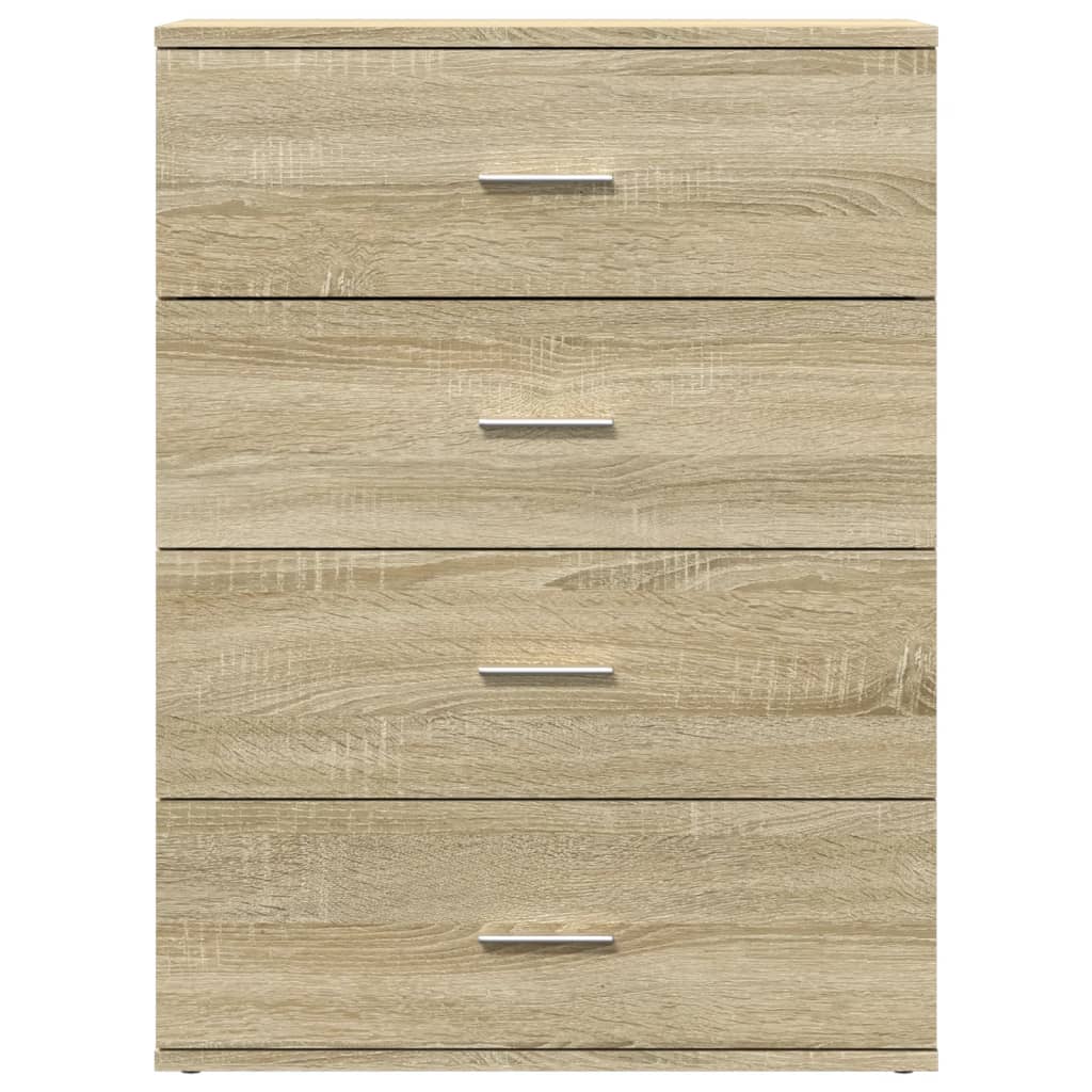 skænk 60x39x80 cm konstrueret træ sonoma-eg