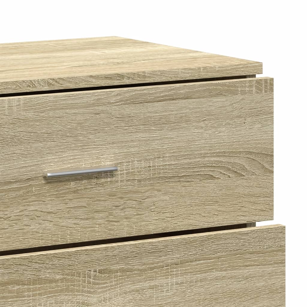 skænk 60x39x80 cm konstrueret træ sonoma-eg