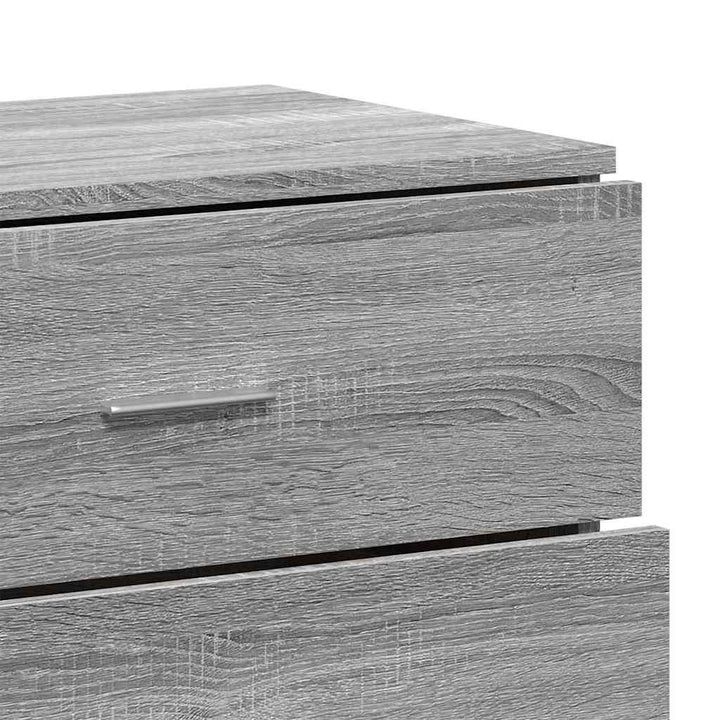 skab 60x39x80 cm konstrueret træ grå sonoma-eg