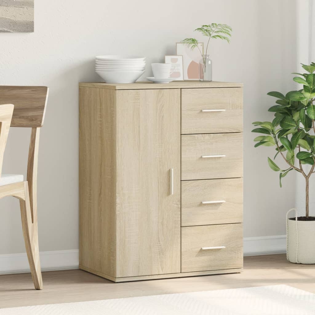 skænk 59x39x80 cm konstrueret træ sonoma-eg