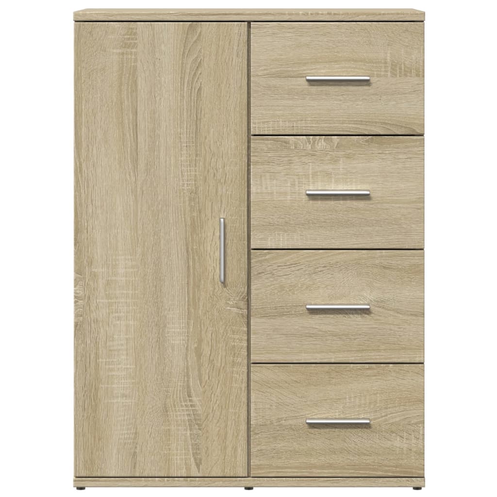 skænk 59x39x80 cm konstrueret træ sonoma-eg