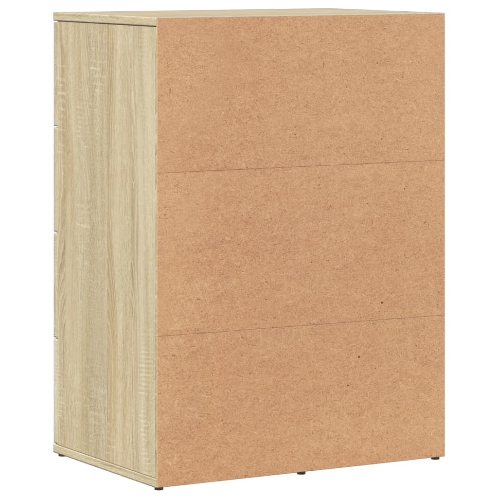 skænk 59x39x80 cm konstrueret træ sonoma-eg