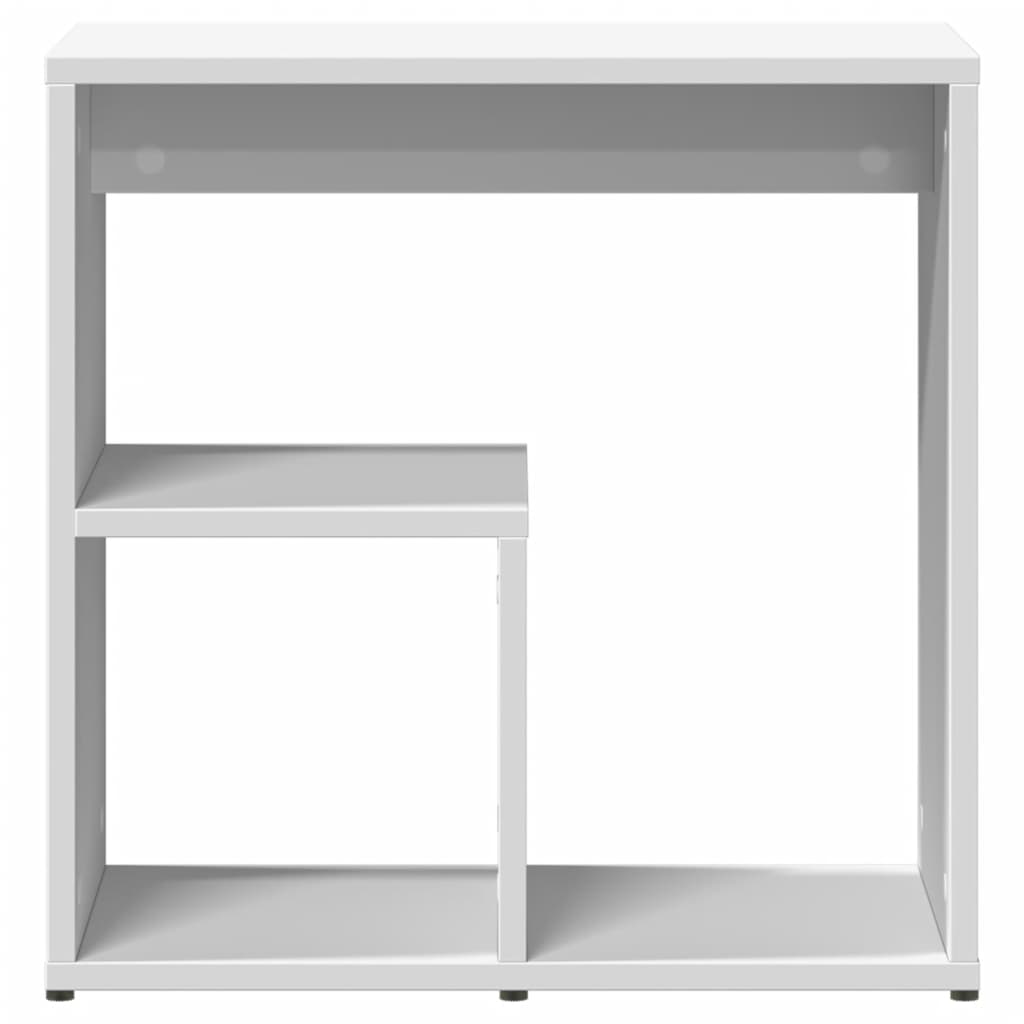 sidebord 50x30x50 cm konstrueret træ hvid