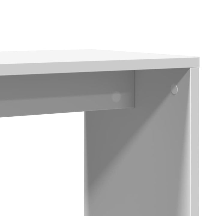 sideborde 2 stk. 50x30x50 cm konstrueret træ hvid