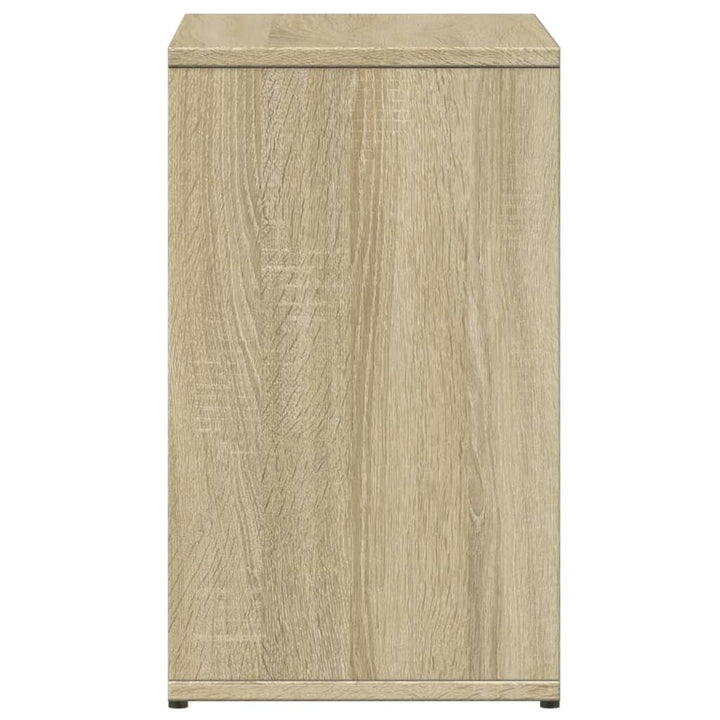 sidebord 2 stk. 50x30x50 cm konstrueret træ sonoma-eg