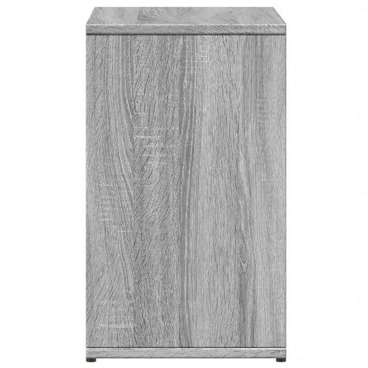 sidebord 2 stk. 50x30x50 cm konstrueret træ grå sonoma-eg