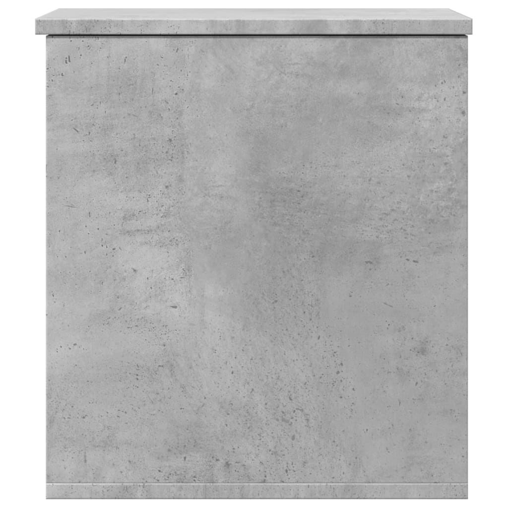 opbevaringsboks 40x42x46 cm konstrueret træ betongrå