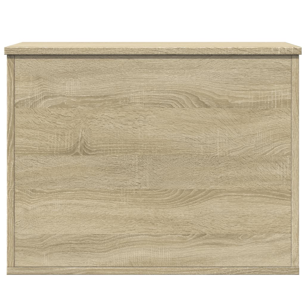 opbevaringsboks 60x42x46 cm konstrueret træ sonoma-eg