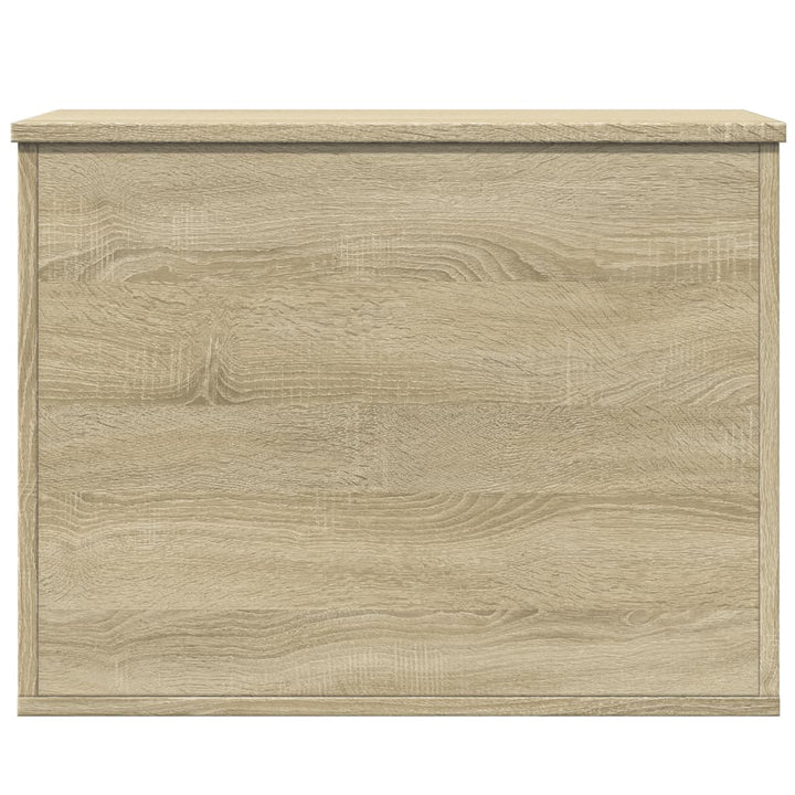 opbevaringsboks 60x42x46 cm konstrueret træ sonoma-eg