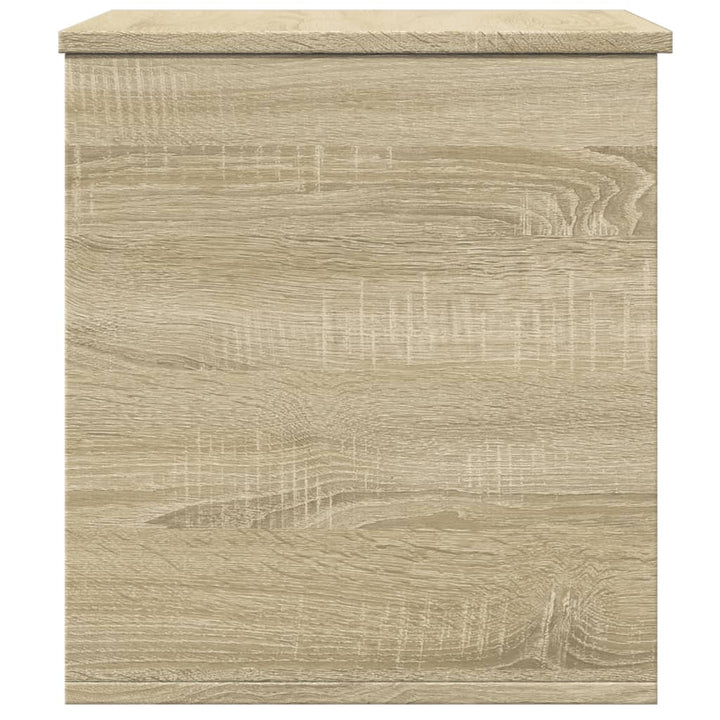 opbevaringsboks 60x42x46 cm konstrueret træ sonoma-eg