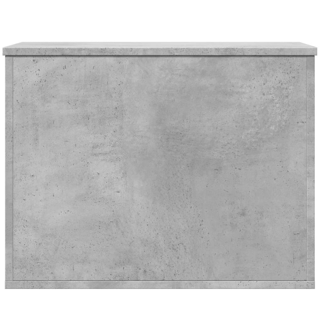 opbevaringsboks 60x42x46 cm konstrueret træ betongrå