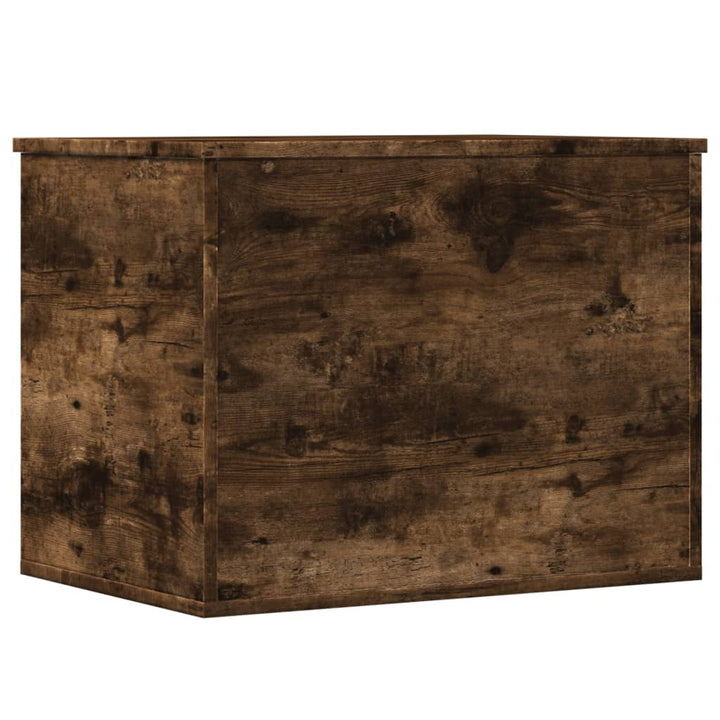 opbevaringsboks 60x42x46 cm konstrueret træ røget egetræsfarve