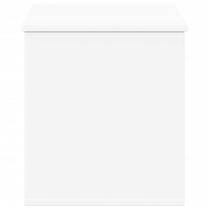 opbevaringsboks 100x42x46 cm konstrueret træ hvid