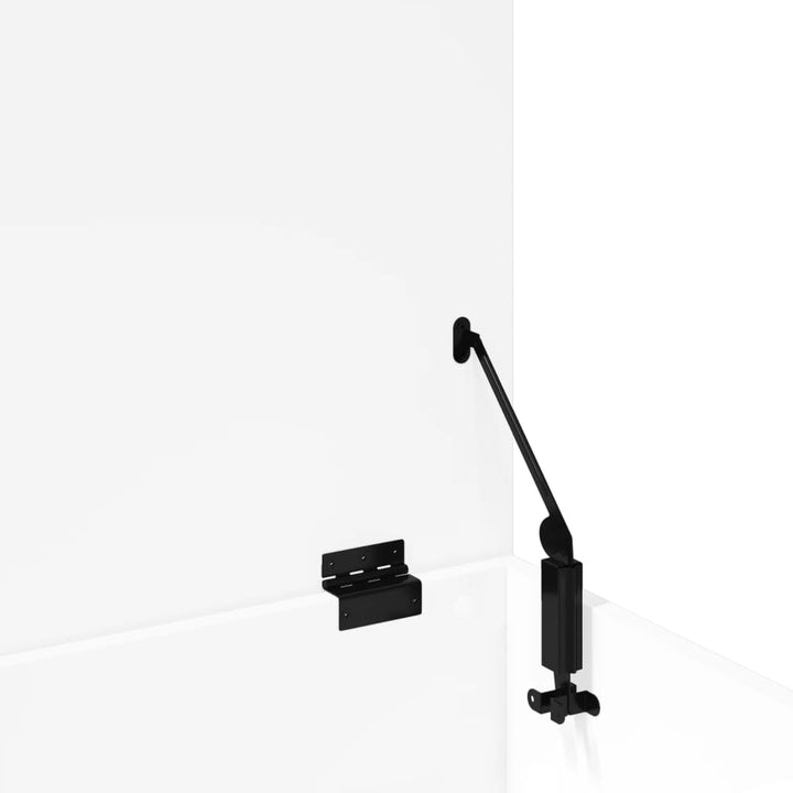 opbevaringsboks 100x42x46 cm konstrueret træ hvid