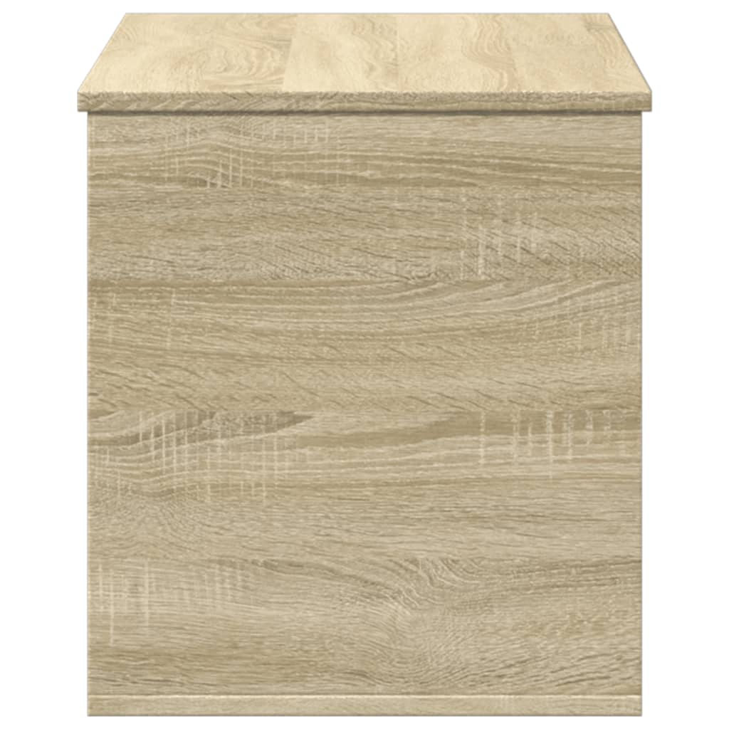 opbevaringsboks 100x42x46 cm konstrueret træ sonoma-eg