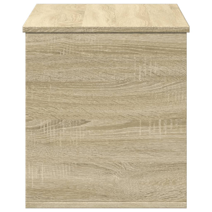 opbevaringsboks 100x42x46 cm konstrueret træ sonoma-eg